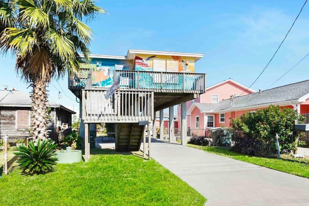 Galveston Beach House Family/Pet Friendly 외부 사진