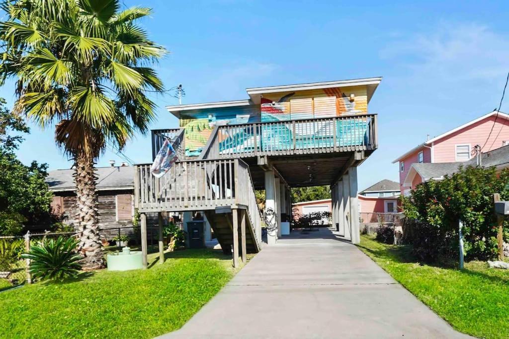 Galveston Beach House Family/Pet Friendly 외부 사진